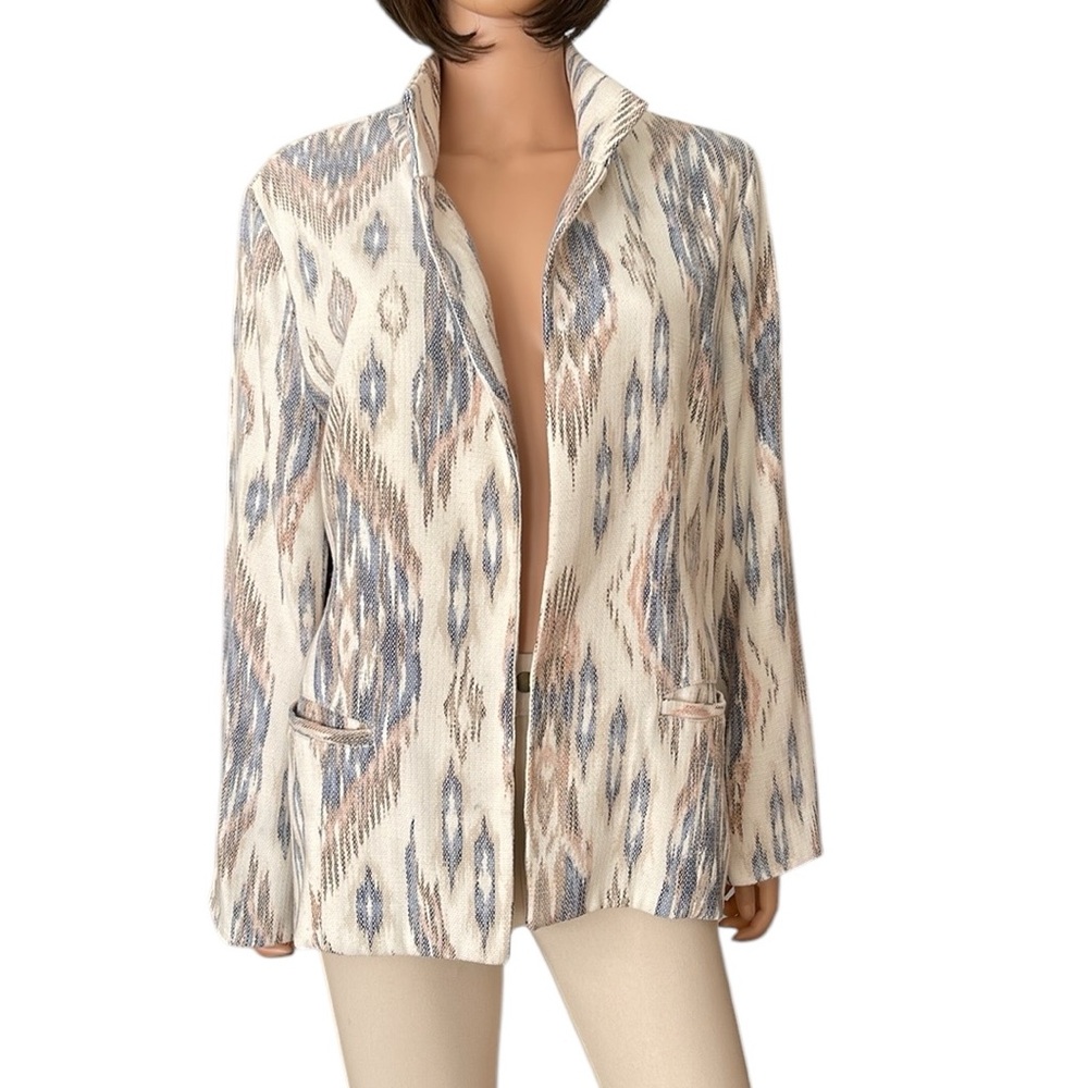 Chico’s Aztec pattern open blazer - Picture 10 of 10